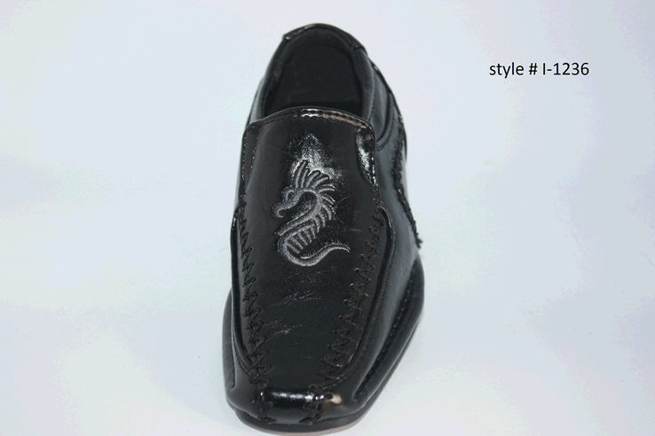 MEN SHOES BLACK 1-1236