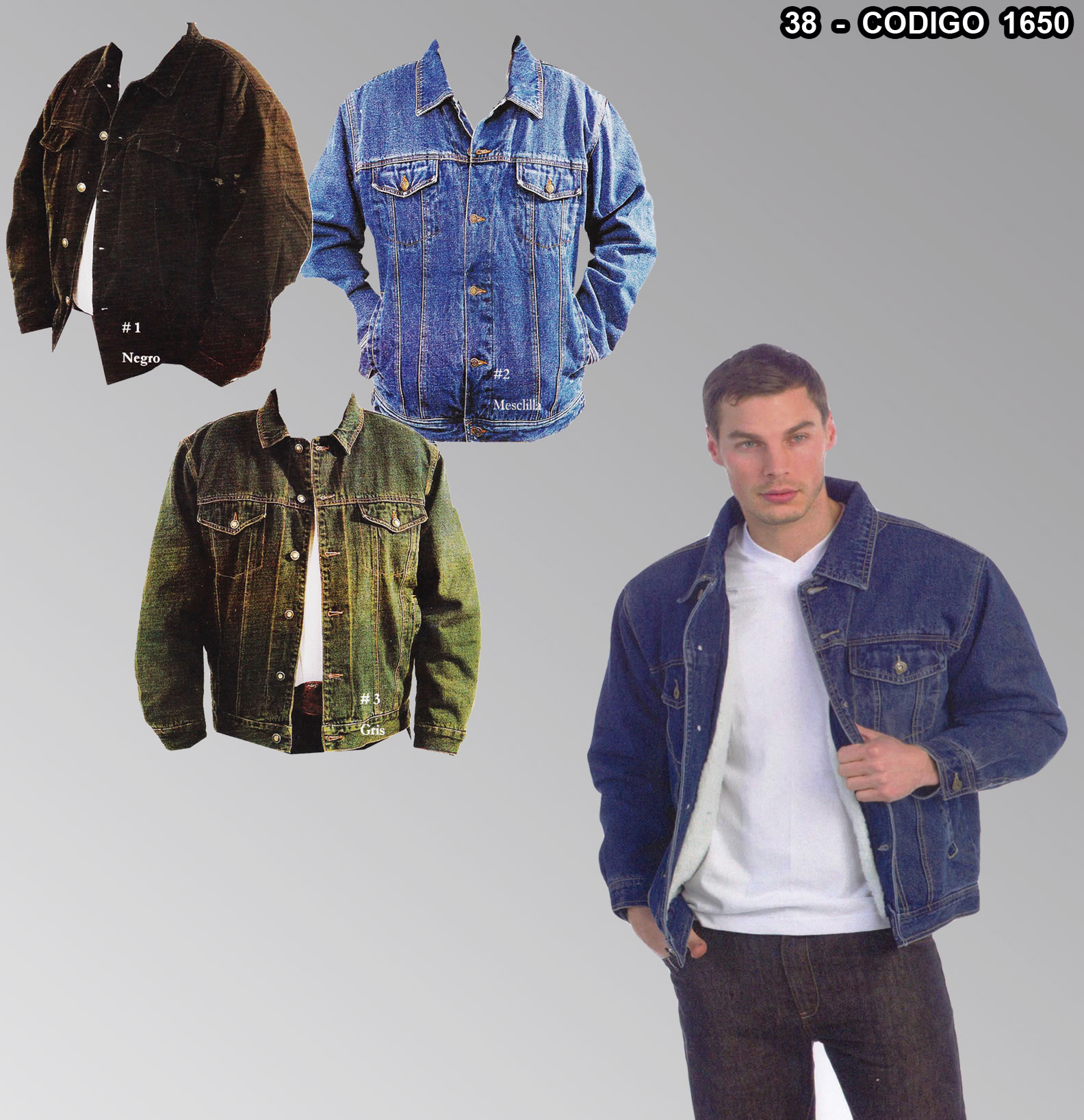 CHAMARRAS 38 CODIGO 1650