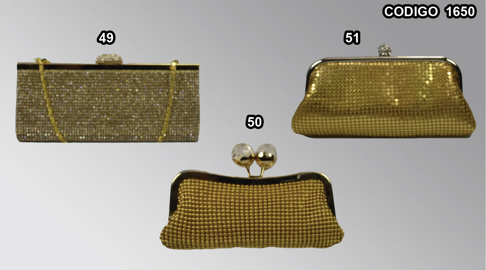 HAND BAGS CODIGO 1650  49 50 51