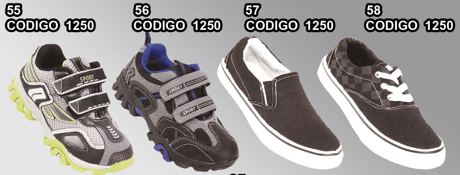 BOYS CODIGO 1250 K-55 56 57 58