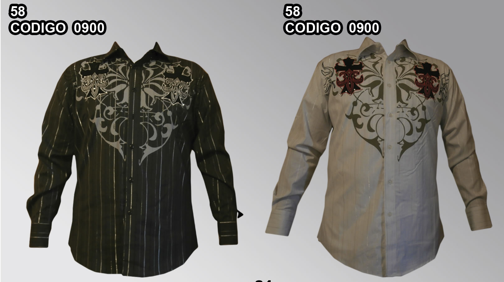 CAMISAS CODIGO 0900 58