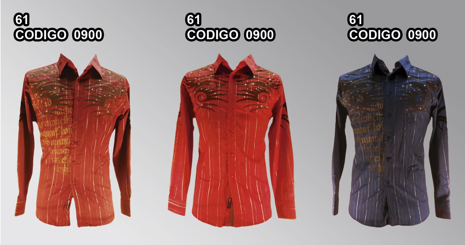 CAMISAS CODIGO 0900 61
